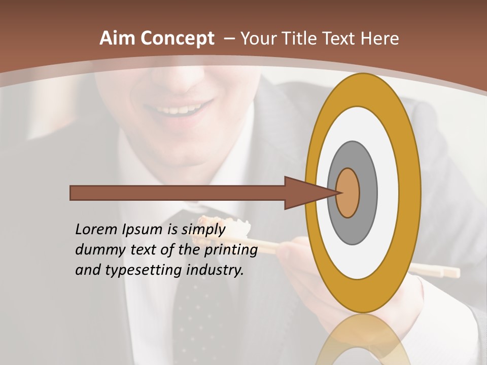 Worker Person Drink PowerPoint Template