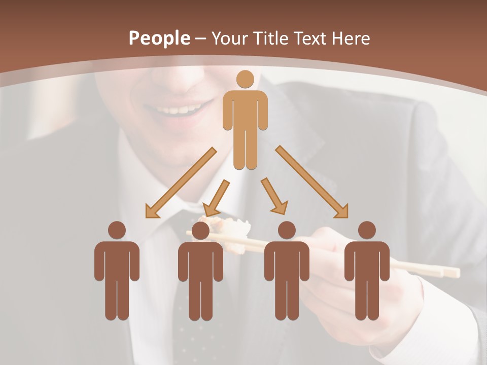 Worker Person Drink PowerPoint Template