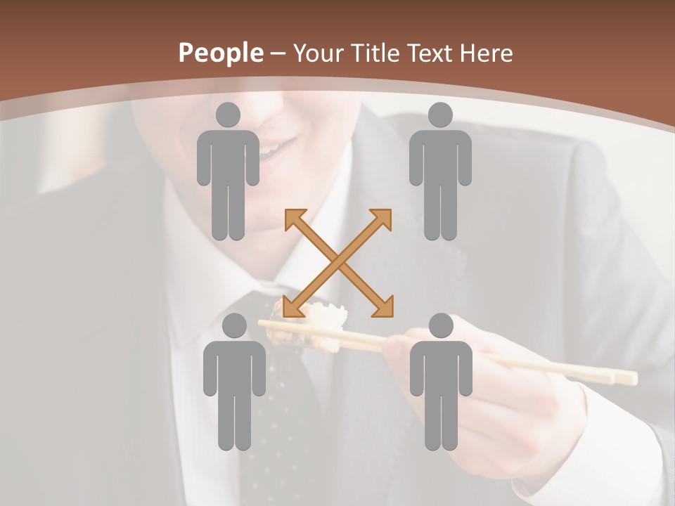 Worker Person Drink PowerPoint Template