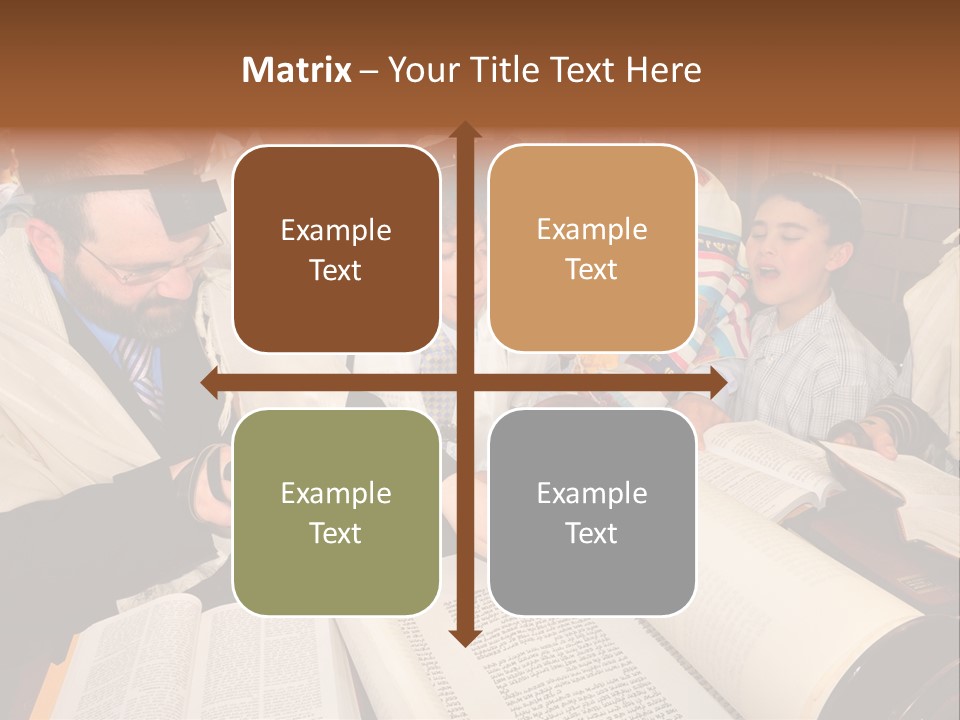 Ceremony Bible Judaism PowerPoint Template