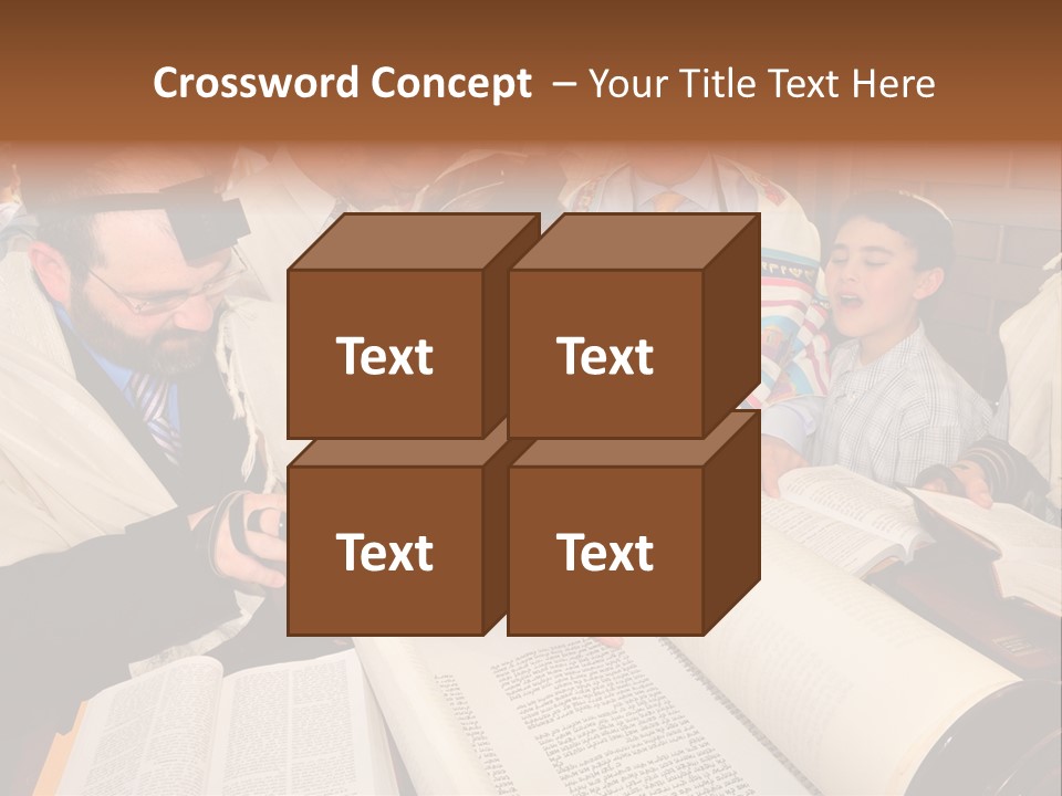 Ceremony Bible Judaism PowerPoint Template