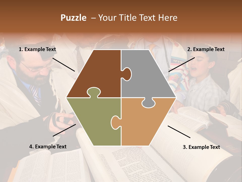 Ceremony Bible Judaism PowerPoint Template