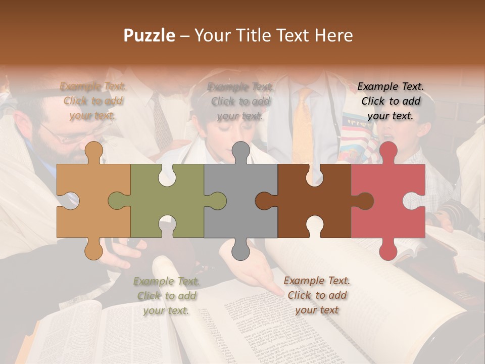 Ceremony Bible Judaism PowerPoint Template