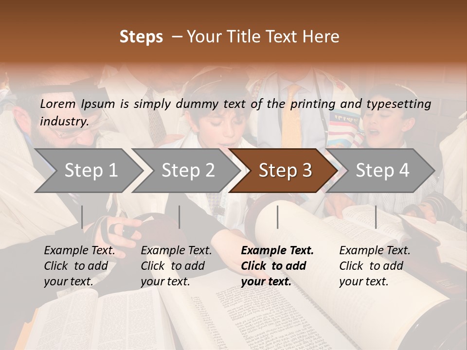 Ceremony Bible Judaism PowerPoint Template
