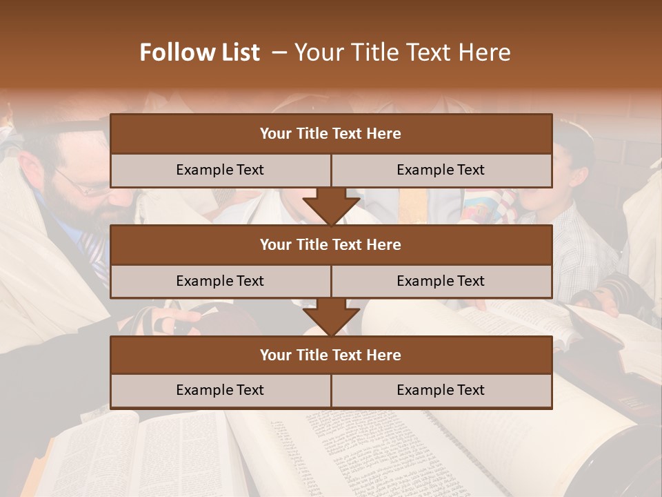 Ceremony Bible Judaism PowerPoint Template