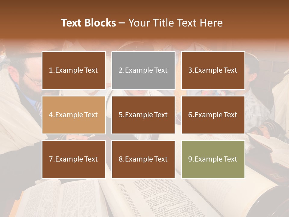 Ceremony Bible Judaism PowerPoint Template