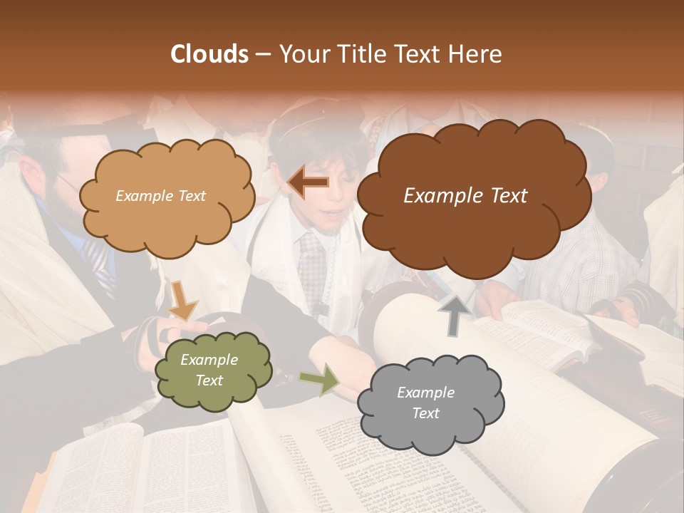 Ceremony Bible Judaism PowerPoint Template