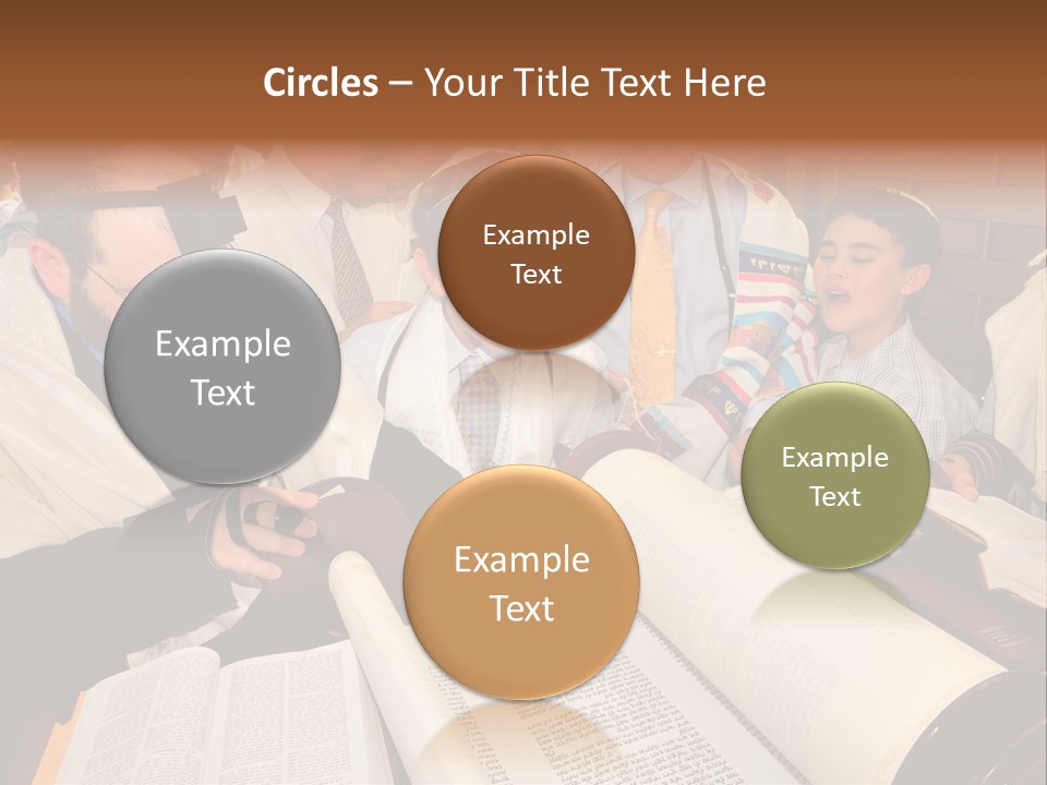 Ceremony Bible Judaism PowerPoint Template