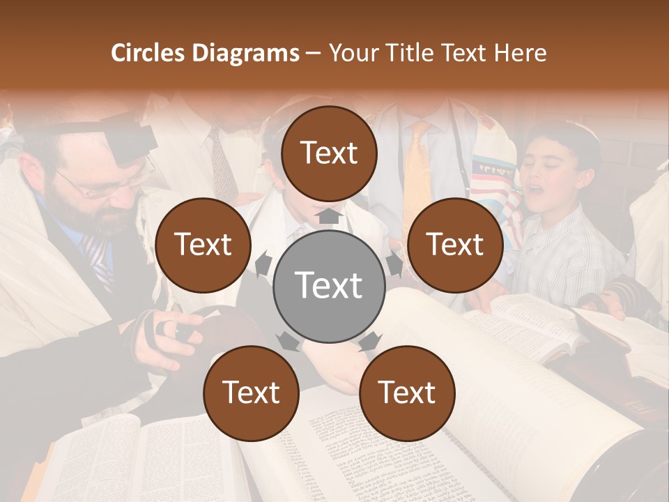 Ceremony Bible Judaism PowerPoint Template
