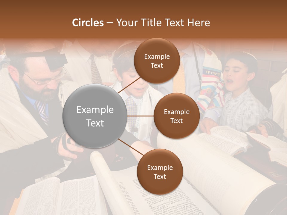 Ceremony Bible Judaism PowerPoint Template