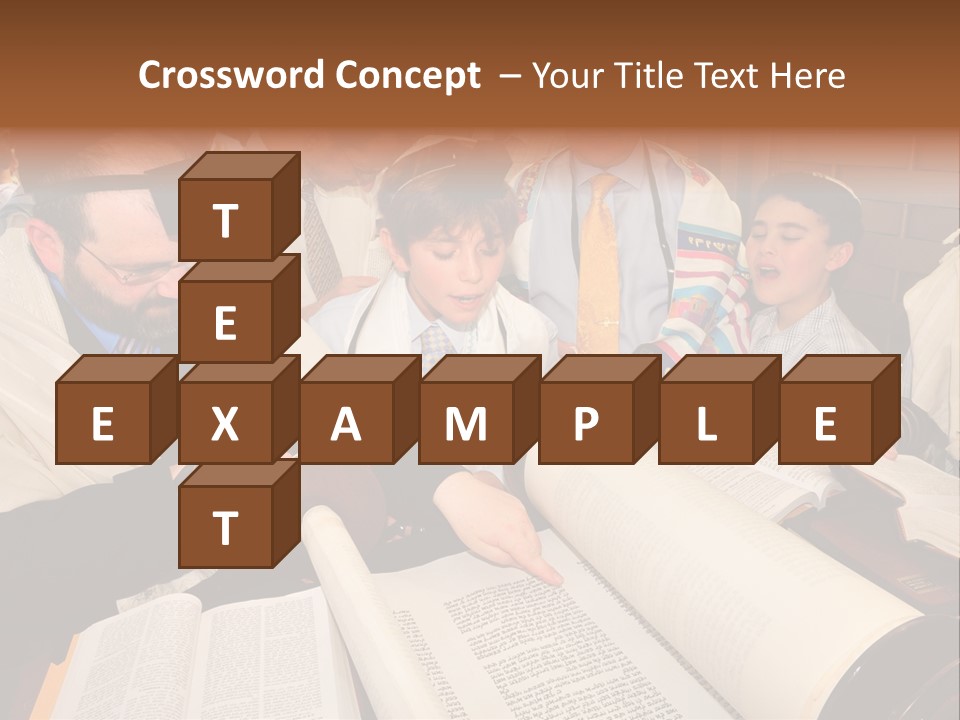 Ceremony Bible Judaism PowerPoint Template