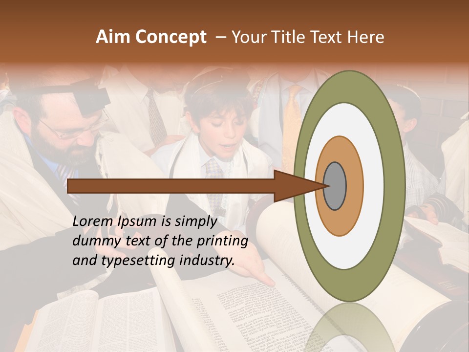 Ceremony Bible Judaism PowerPoint Template