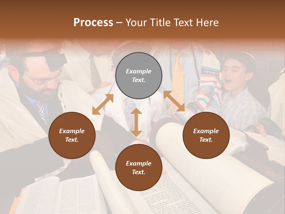 Ceremony Bible Judaism PowerPoint Template