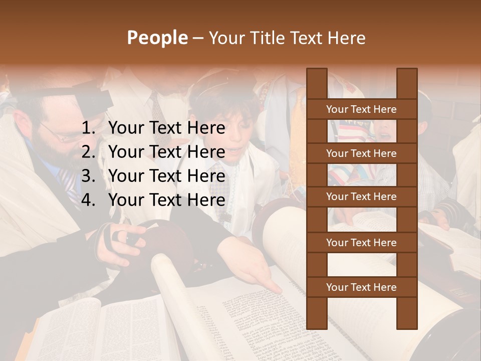 Ceremony Bible Judaism PowerPoint Template