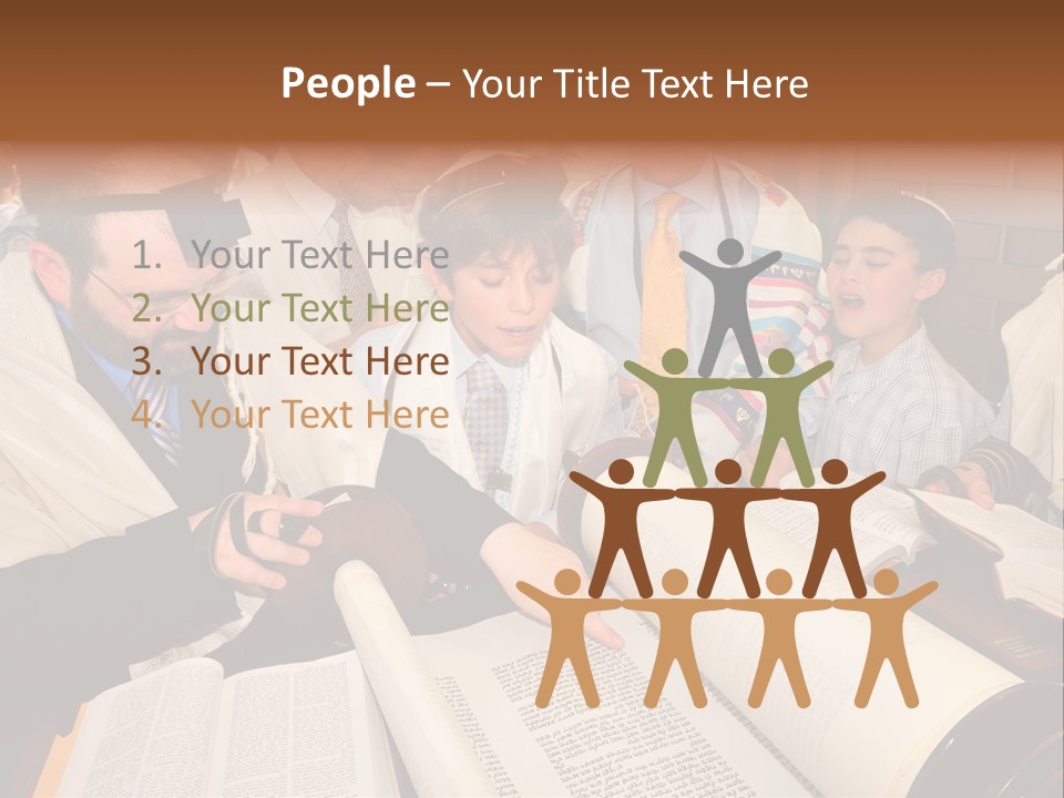 Ceremony Bible Judaism PowerPoint Template