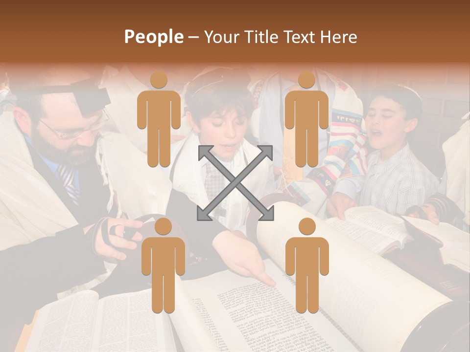 Ceremony Bible Judaism PowerPoint Template