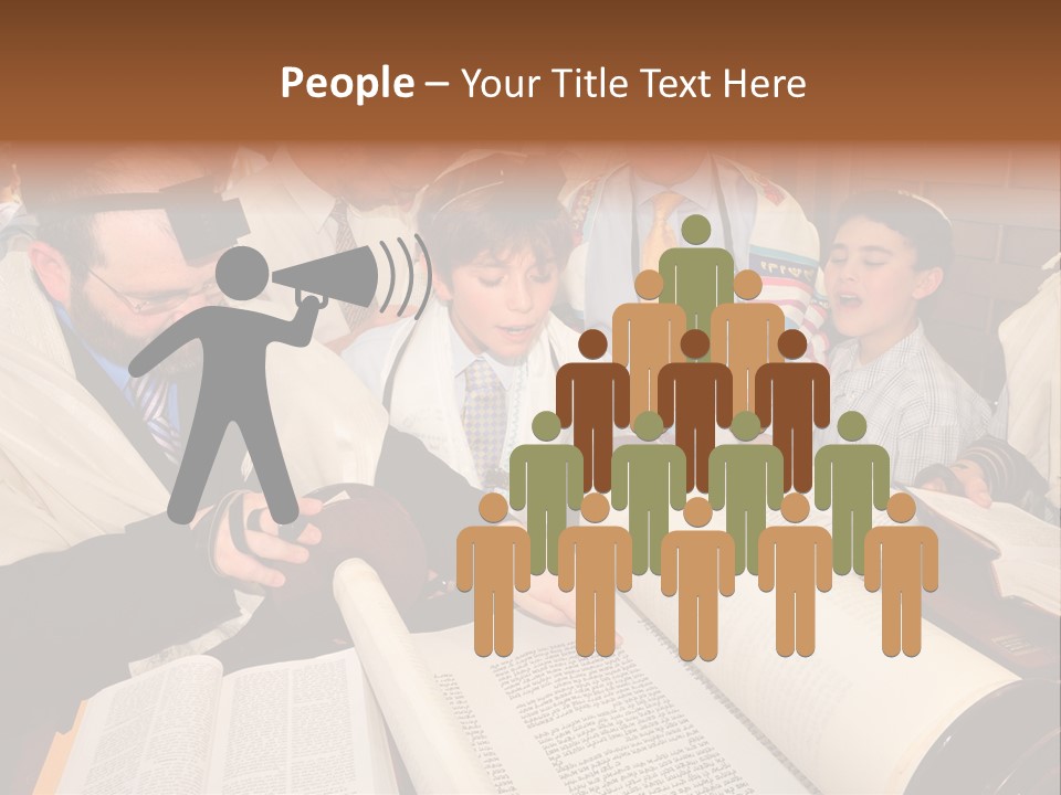 Ceremony Bible Judaism PowerPoint Template