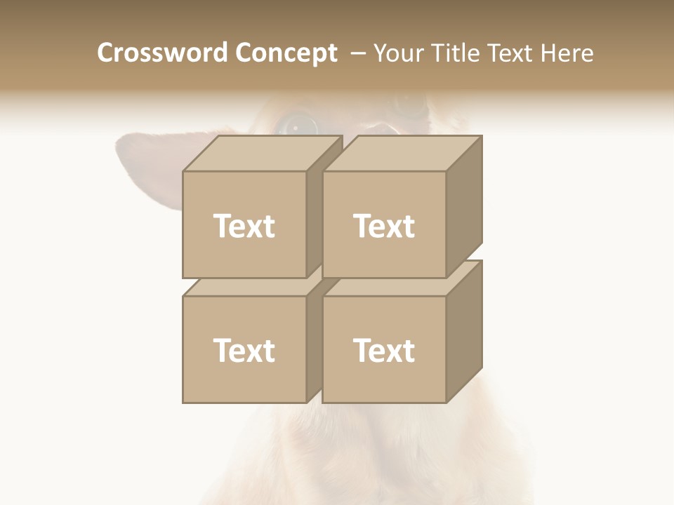 Furry Hear Whelp PowerPoint Template