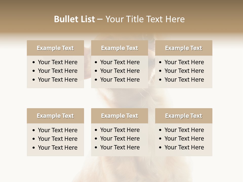 Furry Hear Whelp PowerPoint Template