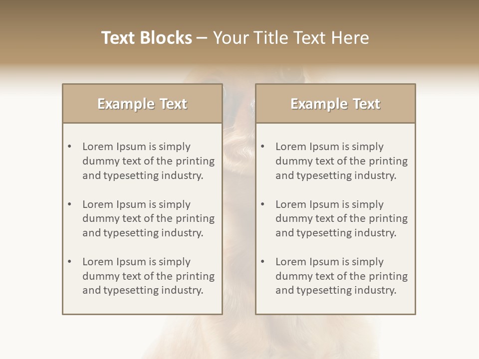 Furry Hear Whelp PowerPoint Template