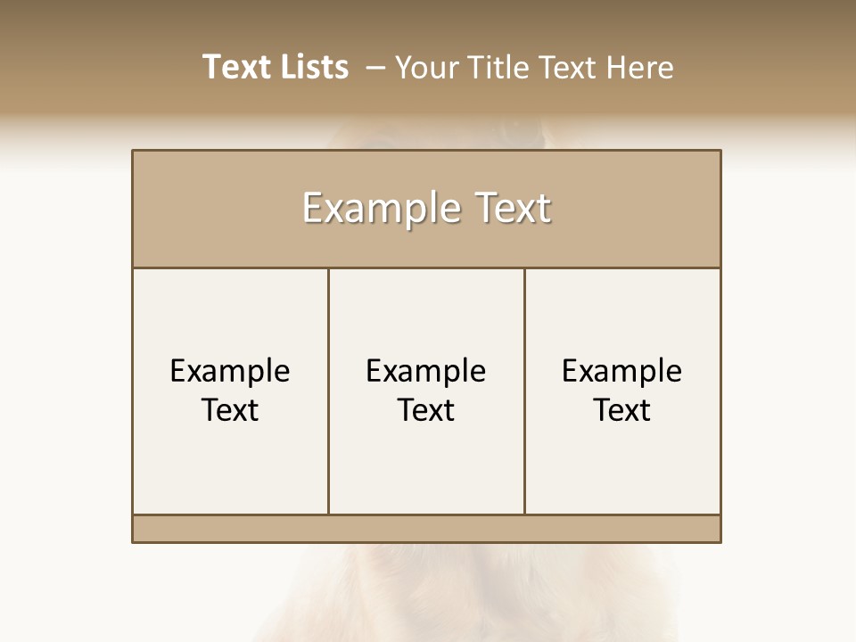 Furry Hear Whelp PowerPoint Template