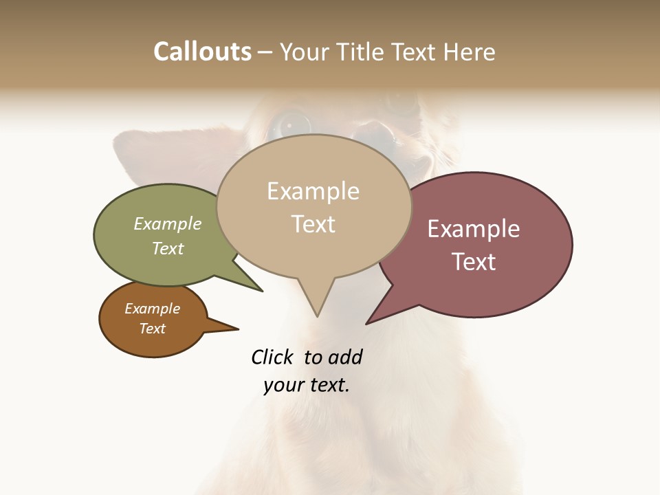 Furry Hear Whelp PowerPoint Template