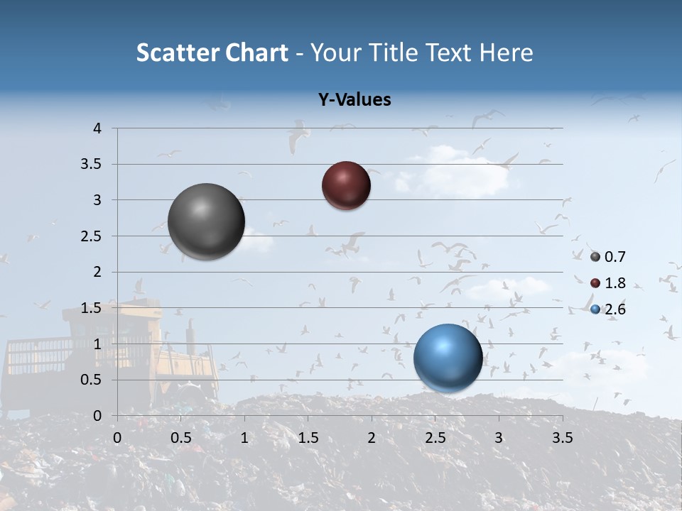 Sky Disposal Blue PowerPoint Template