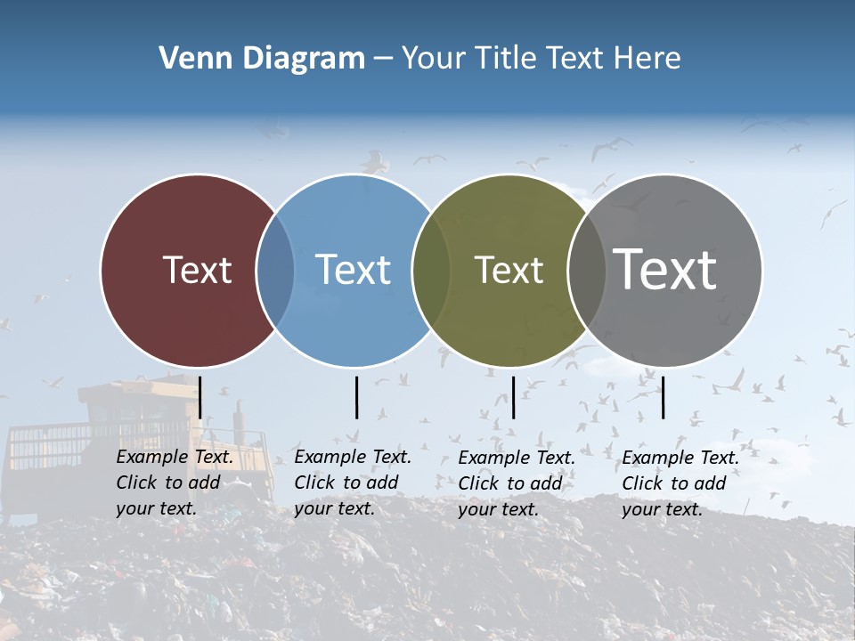 Sky Disposal Blue PowerPoint Template