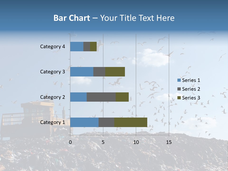 Sky Disposal Blue PowerPoint Template
