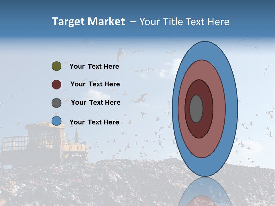 Sky Disposal Blue PowerPoint Template