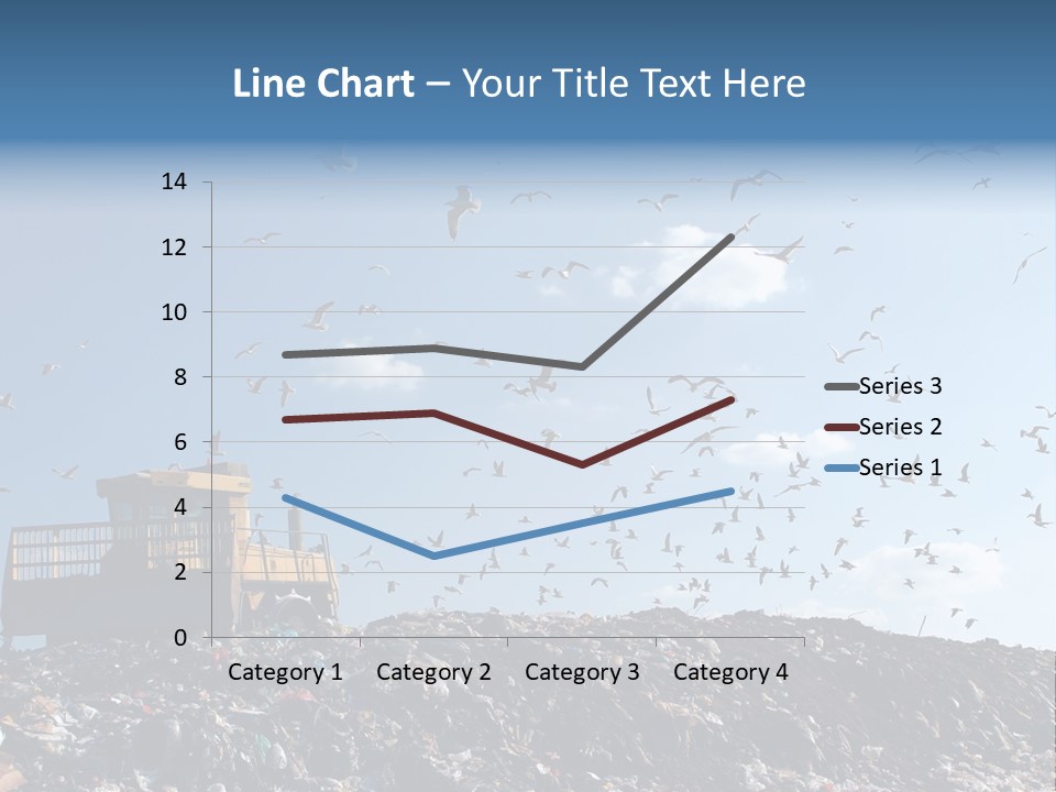 Sky Disposal Blue PowerPoint Template