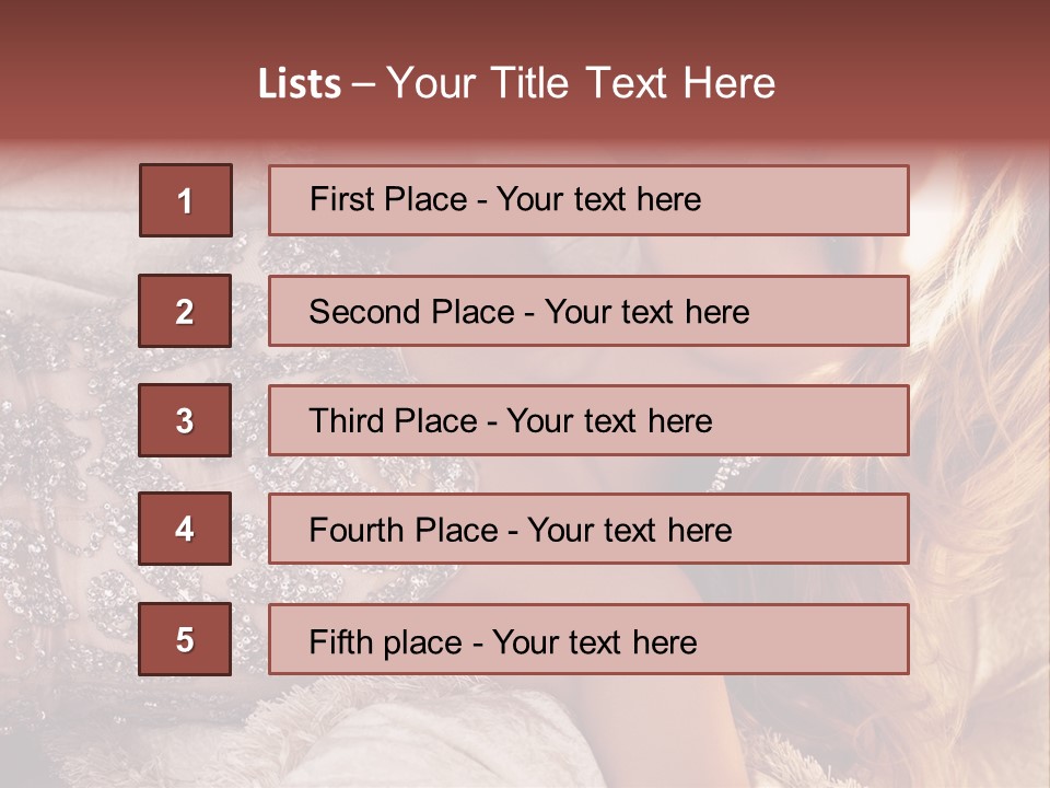 Love Female Elegance PowerPoint Template
