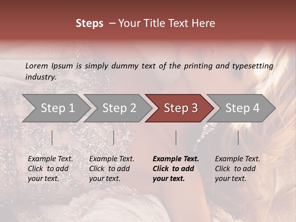 Love Female Elegance PowerPoint Template