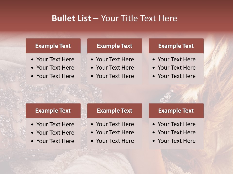 Love Female Elegance PowerPoint Template