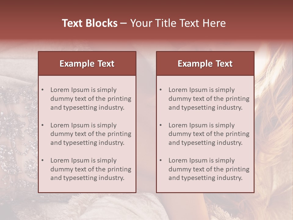 Love Female Elegance PowerPoint Template