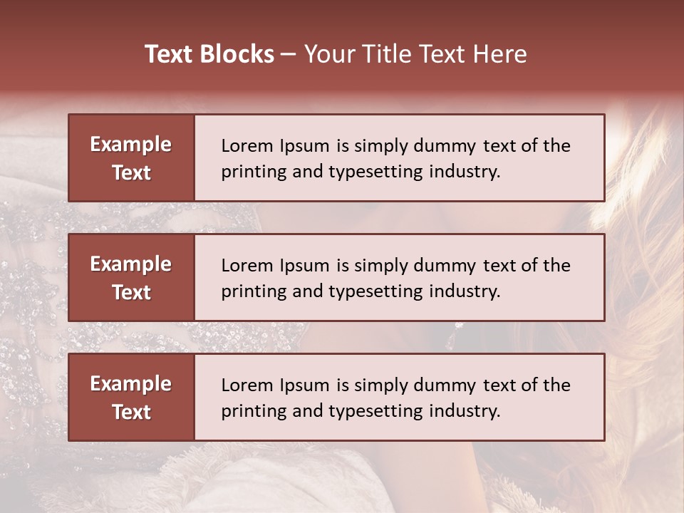 Love Female Elegance PowerPoint Template