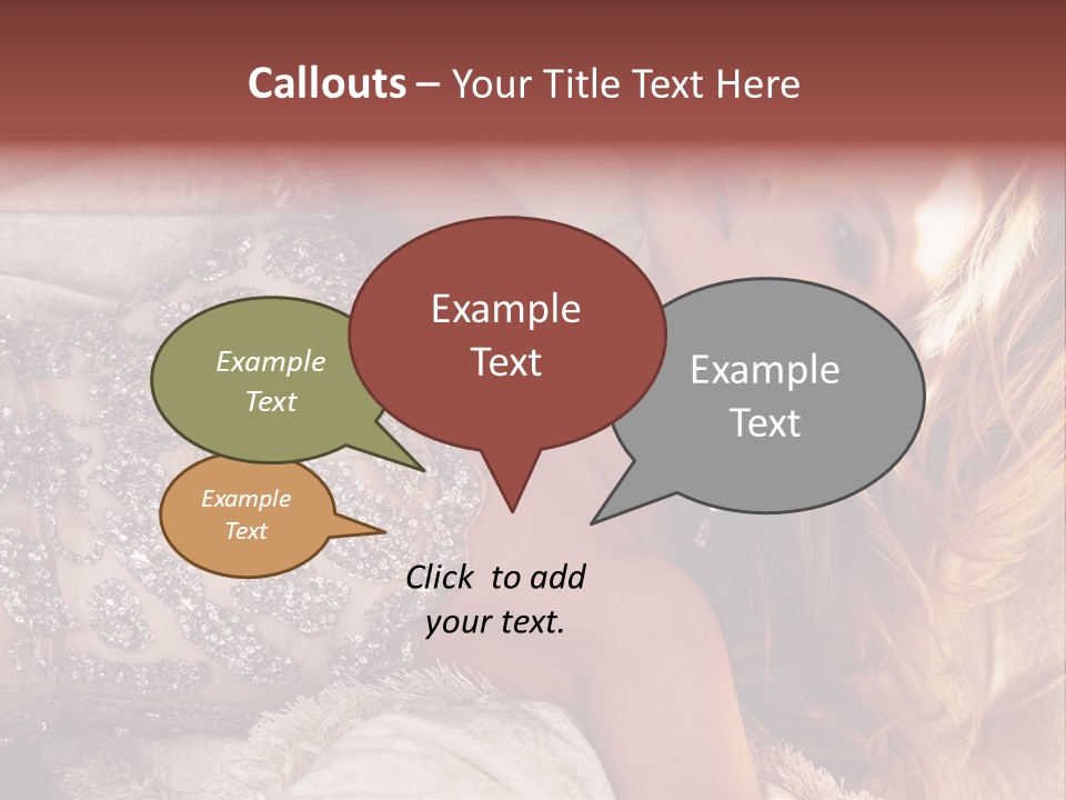 Love Female Elegance PowerPoint Template