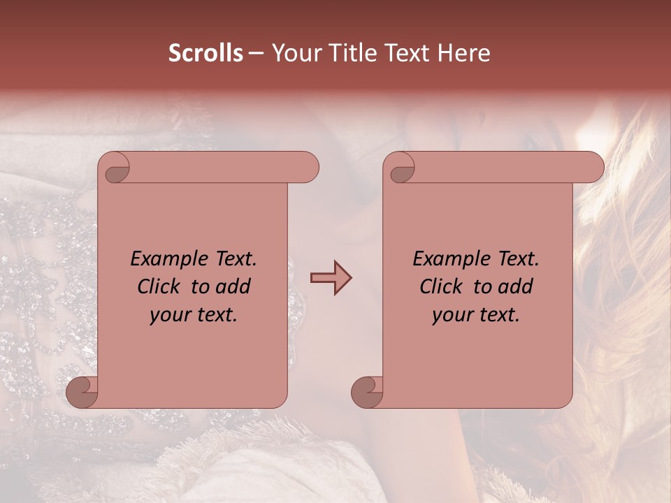 Love Female Elegance PowerPoint Template