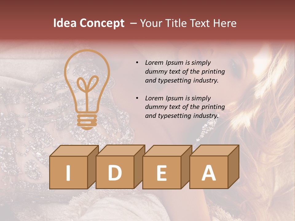 Love Female Elegance PowerPoint Template