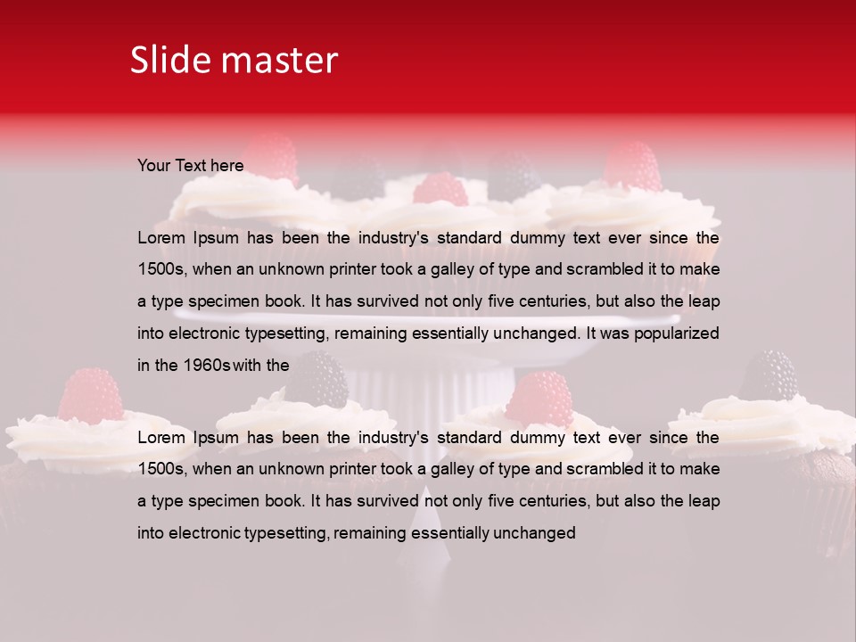 Stand Buttercream Unhealthy PowerPoint Template