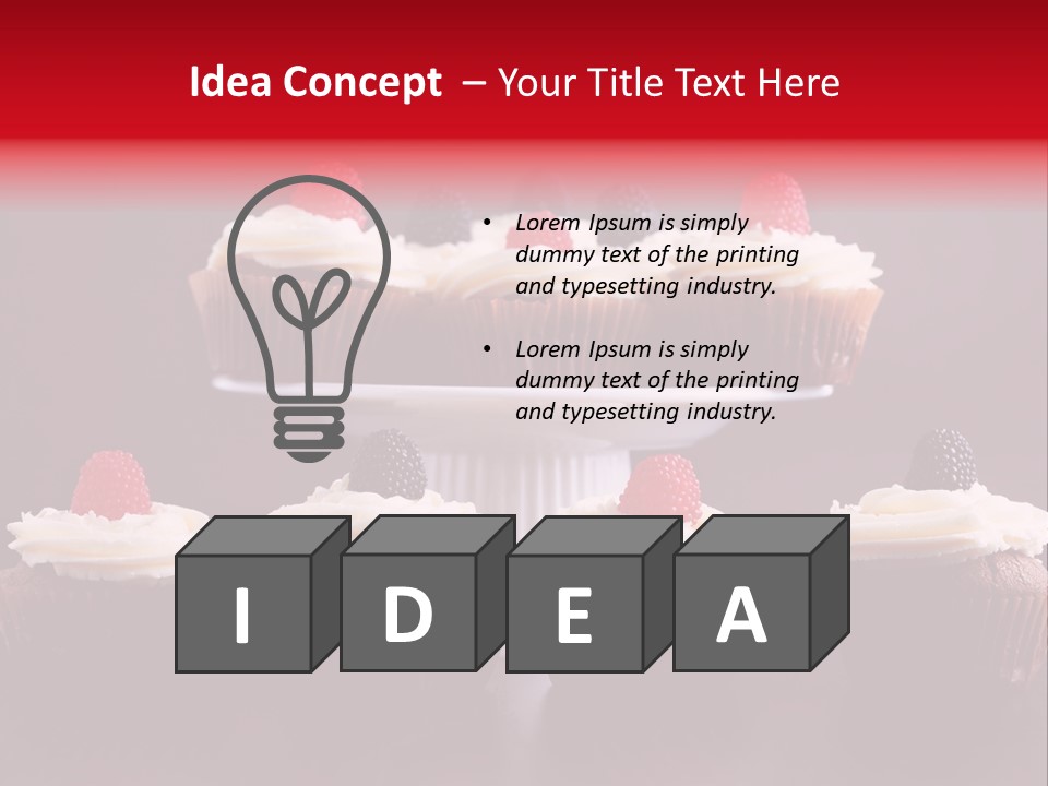 Stand Buttercream Unhealthy PowerPoint Template