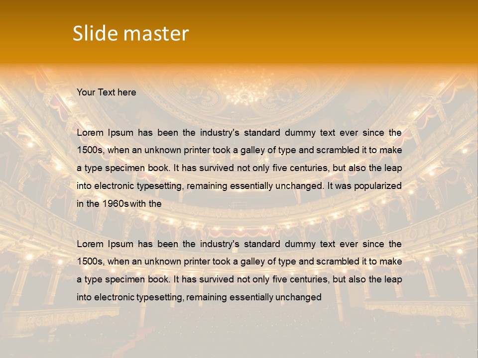 Empty Decoration Europe PowerPoint Template