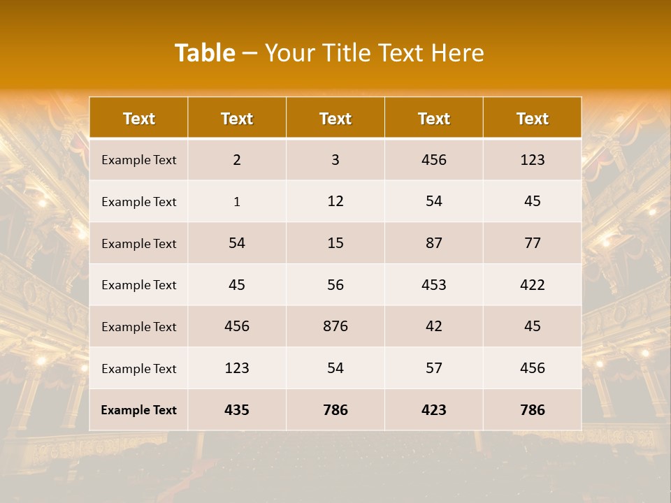 Empty Decoration Europe PowerPoint Template