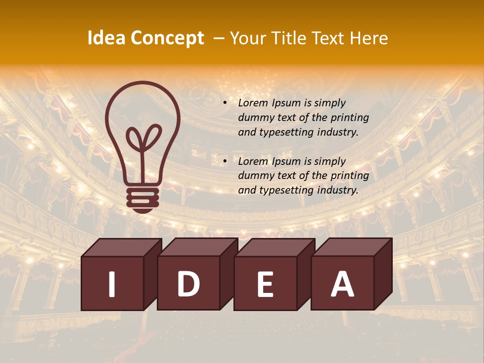 Empty Decoration Europe PowerPoint Template