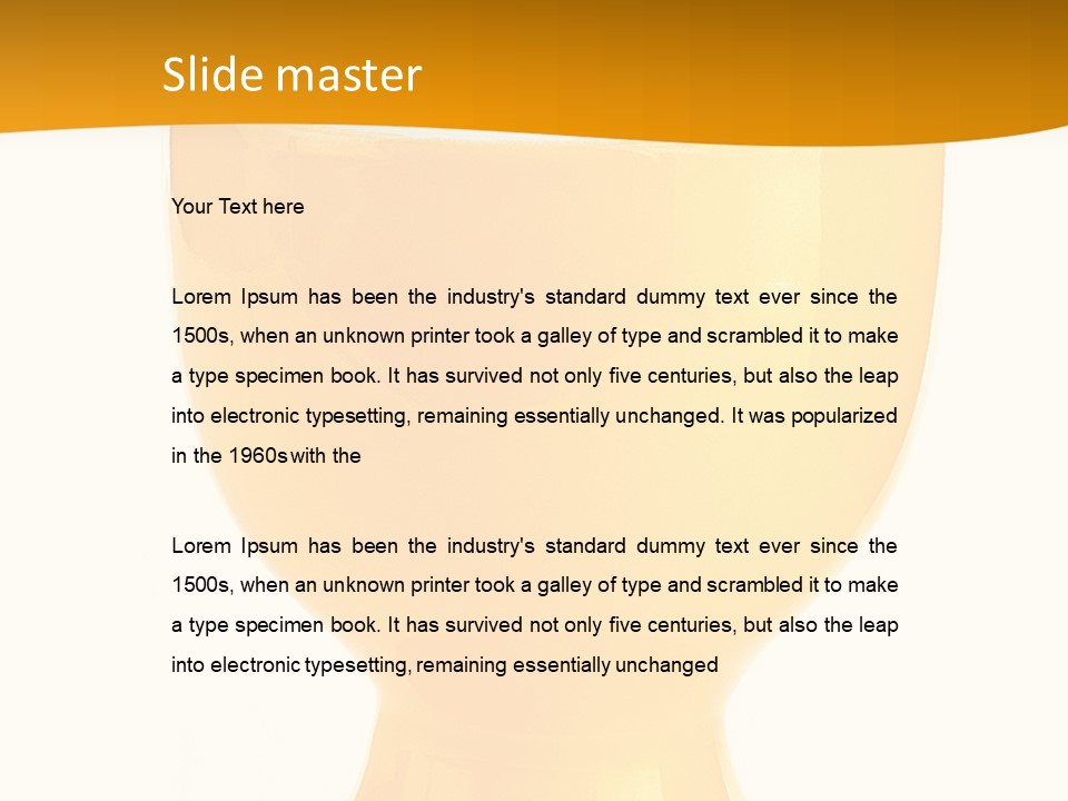 Breakfast Delicious Orange PowerPoint Template