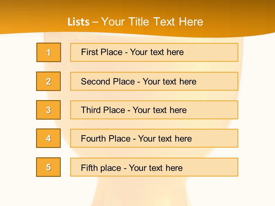 Breakfast Delicious Orange PowerPoint Template