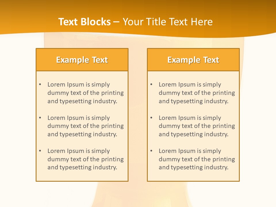 Breakfast Delicious Orange PowerPoint Template