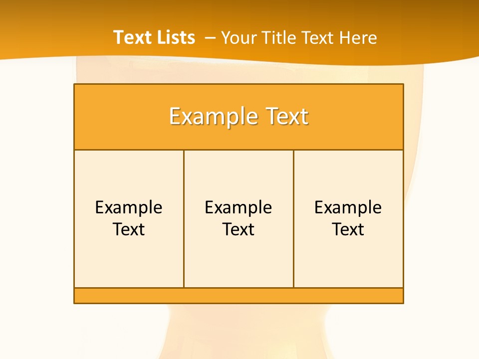 Breakfast Delicious Orange PowerPoint Template