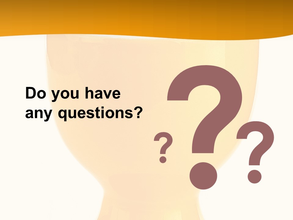 Breakfast Delicious Orange PowerPoint Template