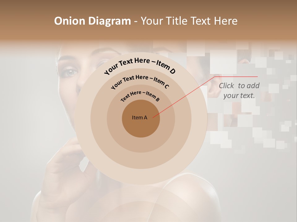 Palm Freshness Eyes PowerPoint Template